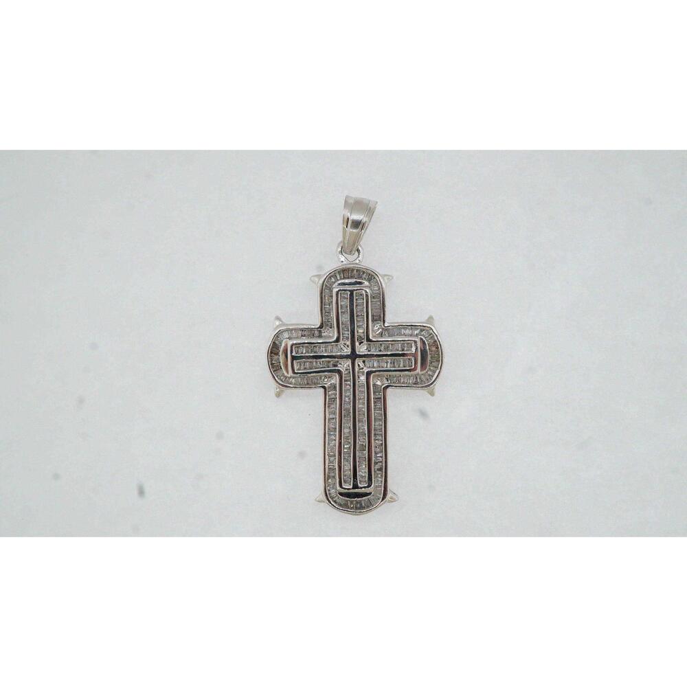 Estate Sale 14k Yellow Gold Diamond Pendant 2.10 TCW Vintage Beauty